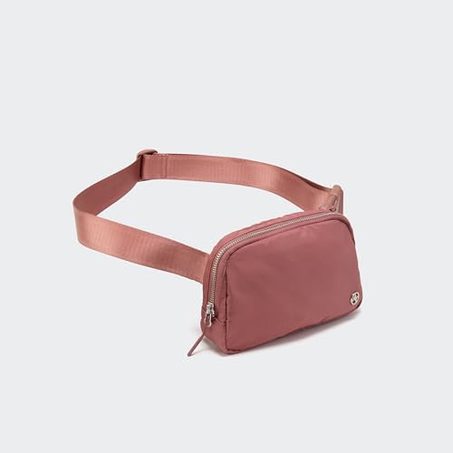 Pander Unisex Belt Bag Fanny Pack for Women with Adjustable Strap, Small Waist Pouch for Workout Running Traveling Hiking - color: Dune