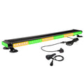 WOWTOU Rooftop Strong Magnetic LED Amber Green Emergency Strobe Light Bar - color: Amber / Green