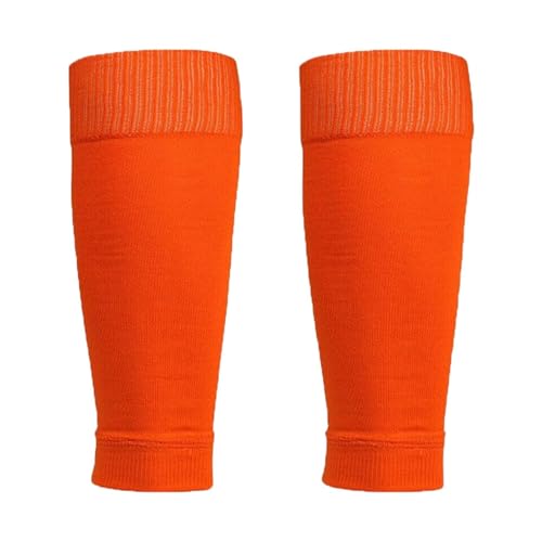 COUVER Unisex Long Leg Compression Sleeves - color: Orange, size: Medium