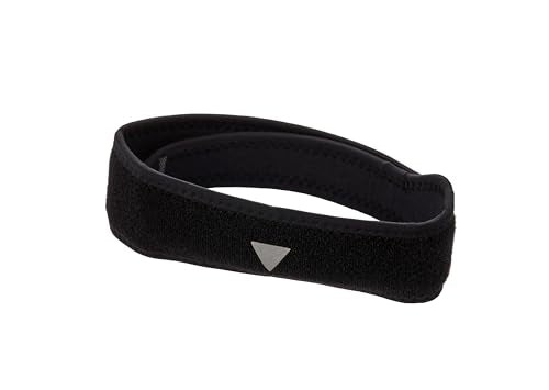 GRIPIT Air Knee Supporter One Line (Black) – Lightweight, Adjustable, and Performance-Driven (1pack, Single Strap) Hiking, Soccer, Basketball, Running, Jumpers Knee, Tennis, Tendonitis, Volleyball & Squats - color: Black