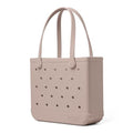 BOGG BAG Medium Tote – 15” x 12.5” x 5” – Essential Bags for Beach, Pool, Boat, Sports, Tailgating, Cruise, Travel - color: Mushroom