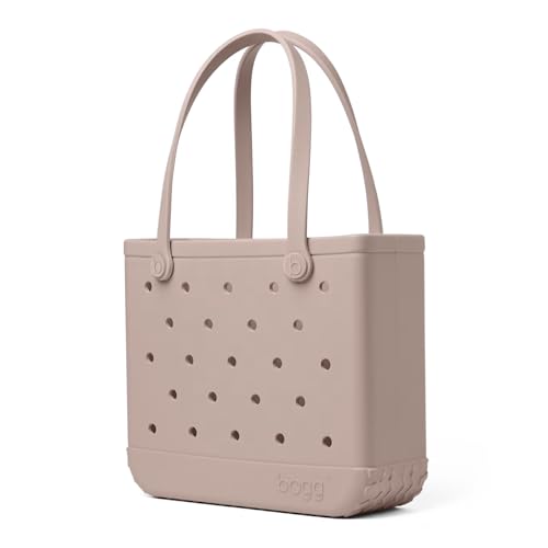 BOGG BAG Medium Tote – 15” x 12.5” x 5” – Essential Bags for Beach, Pool, Boat, Sports, Tailgating, Cruise, Travel - color: Mushroom