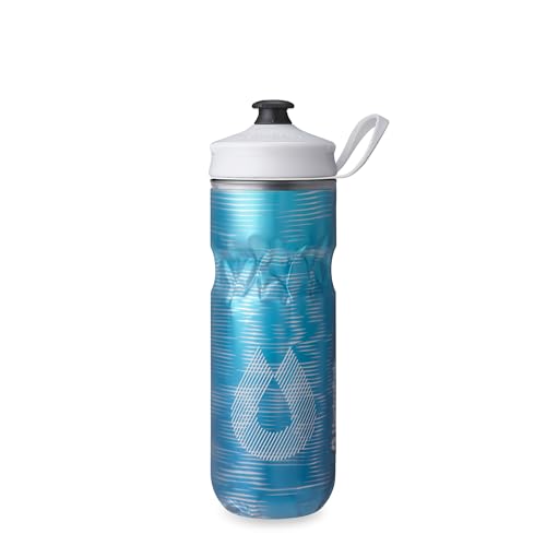 HydraPak Polar Sport Insulated Water Bottle (20oz, Pulse Blue) - color: Pulse Blue, style: 20oz/600ml