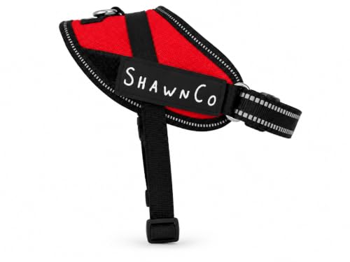 ShawnCo Essential Pro Dog Harness, No-Pull Pet Vest (Mustang Red, XS) - color: Mustang Red, size: XS