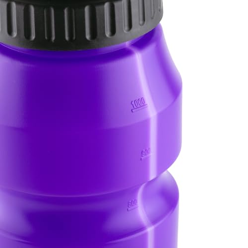 Cannon Sports 1 Liter Sports Water Bottle, 2 Lids, BPA-Free (Purple) - color: Purple