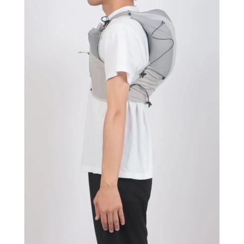 Salomon Unisex Advance Skin 12 | 12 Liter Hydration Trail Running Vest - color: Alloy/Gray Violet, size: Small