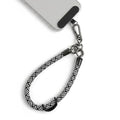 Phone Lanyard Wrist Strap Soft Rope Phone Strap Wrist Lanyard Heavy Duty - color: Black/White