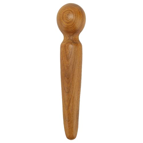 Dioche Reflexology Foot Massage Wooden Stick, Wood Health Treatment Traditional Tool Manual Massager for Travel