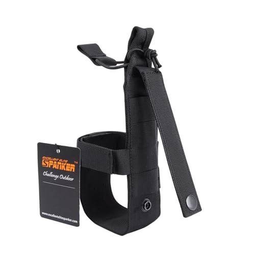 EXCELLENT ELITE SPANKER Tactical Military Portable Belt Bottle Holder Pouch - color: Black