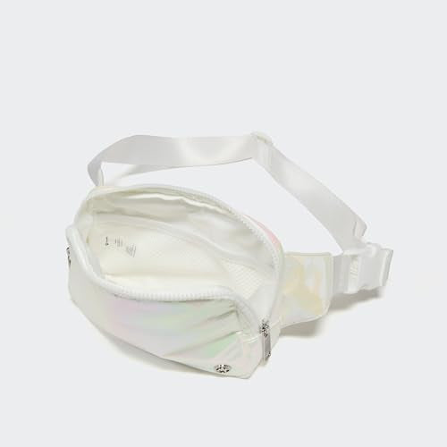 Pander Belt Bag Large 2L, Nylon Fanny Pack Purse for Women and Men with Adjustable Strap - color: Iridescent