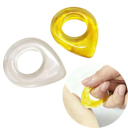 Body Point Massage Tool for Deep Tissue, Meridian Massager for Body, Hand and Foot, Manual Acupressure Reflexology Tools for Muscle Tension and Pain Relief, 2 Piece