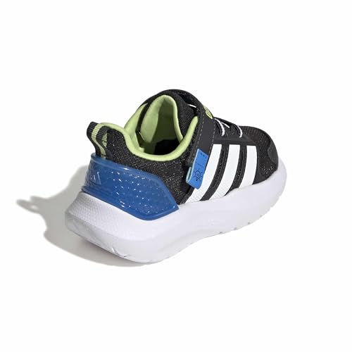 adidas Boys Marvel Lightorama Spider-Man Sneakers Shoes - Red - color: Black/White/Lucid Ray Blue, size: 6 Toddler