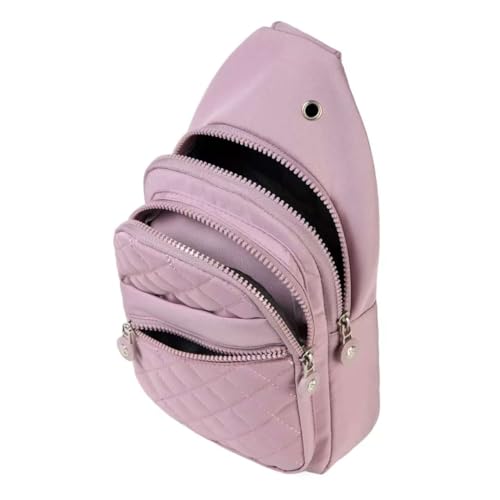 AOSTIHOT Crossbody Sling Bag Small Sling Backpack for Women, Chest Daypack Crossbody Shoulder for Travel Sport Running Hiking - color: Purple