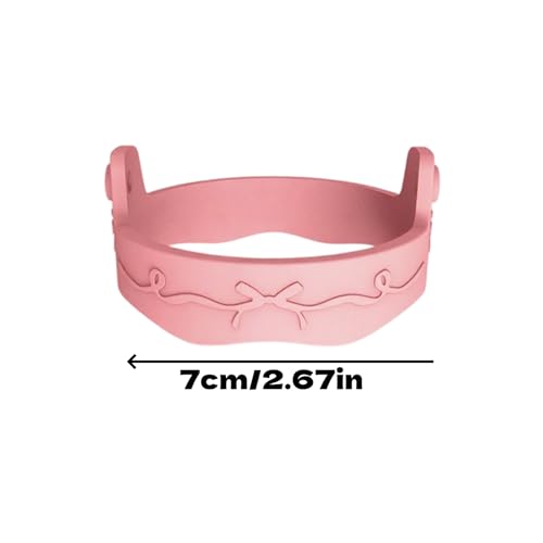 5Pcs Water Bottle Handle Silicone Water Ring Sling Bottle Carrier for Travel and Outdoor Use Secure Grip Lightweight Compact