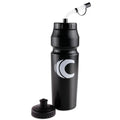 Cannon Sports 1 Liter Sports Water Bottle, 2 Lids, BPA-Free (Black) - color: Black