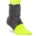 BraceAbility Sports Ankle Brace - Best Lace Up Figure 8 Sprained, Rolled or Twisted Active Support Wrap Stabilizer Splint for Basketball, Volleyball, Soccer, Working Out, Running Pain Treatment (S) - size: Small