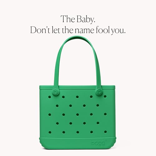 BOGG BAG Medium Tote – 15” x 12.5” x 5” – Essential Bags for Beach, Pool, Boat, Sports, Tailgating, Cruise, Travel - color: Green With Envy