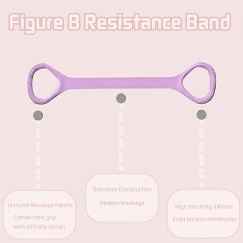 Figure 8 Fitness Resistance Band for Women - color: Blue
