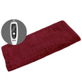 SAROO Heating Pad for Back,Neck,Abdomen,Shoulder,Knee,12"×24", Wine Red - color: Wine Red