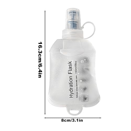 Soft Flask Foldable Leakproof Portable Water Bottle