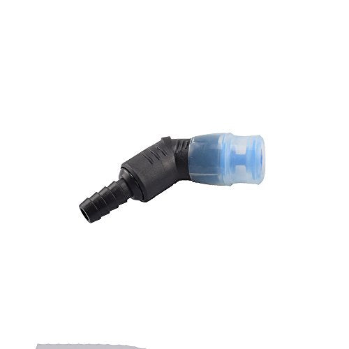J.CARP ON-Off Switch Bite Valve Tube Nozzle Replacement for Water Bladder - color: 45° Black