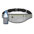Men Women Slim Running Belt Fanny Pack,Zipper Waterproof Running Waist Pack,Ultra Light Reflective Phone Holder,Sport Workout Belt Bag for Running Walking Cycling Camping Gym (GSP1201-Gray) - color: GSP1201-Gray