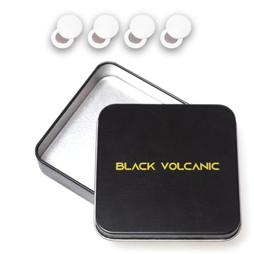 Black Volcanic- Race Bib Magnets Black and White Running bib Magnets, Cycling, Triathlon with Metal Case