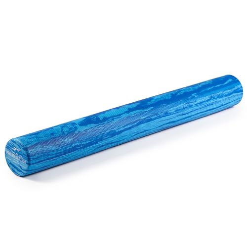 OPTP PRO-Roller Soft Density Foam Roller – Round, Blue, 36" x 4" - color: Blue 36" X 4"
