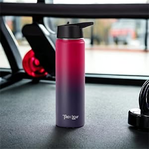 Travel Water Bottle with 3 Lids (Spout, Straw, Flip) Leak Proof, Quality, Vacuum Insulated, Stainless Steel (Mixed Berry, 22 oz) - color: Mixed Berry, size: 22 Ounces