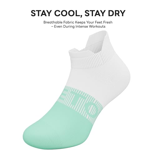 6 Pairs Ankle Compression Socks Women Men 15-20 mmHg Low Cut Athletic Running Arch Support for Travel Nurses Flight - color: Two-tone Multicolored
