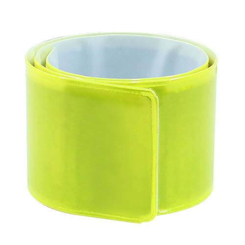 12 Pcs Reflective Snap Bands High Visibility Reflectors for Night Cycling, Jogging, and Working - color: Blue、Yellow