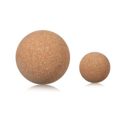 2Pcs Cork Massage Ball Natural Trigger Point Myofascial Release Ball