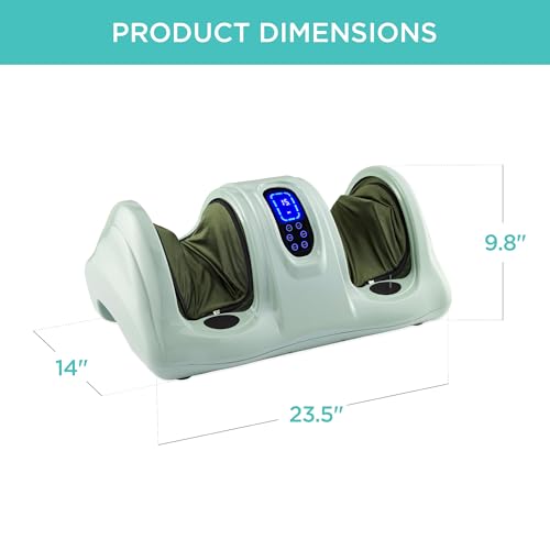 Best Choice Products Shiatsu Foot Massager with Remote Control, Sage - color: Sage