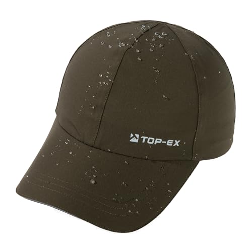 TOP-EX Oversize XL XXL XXXL Baseball Cap Waterproof Running Hat for Extra Large Heads Men - color: Army Green, size: Large