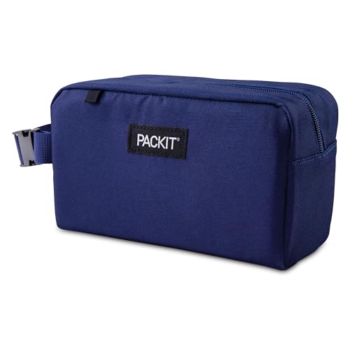 PackIt Freezable Snack Box, True Blue - color: True Blue, size: Medium
