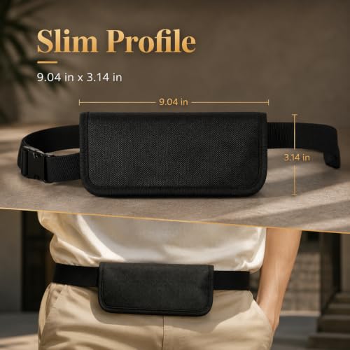 Toddmomy Ladies Fanny Pack Cashier Bag Woman Waist Bag Cashier Pouch Small Change Miss Black Ticket Cashier