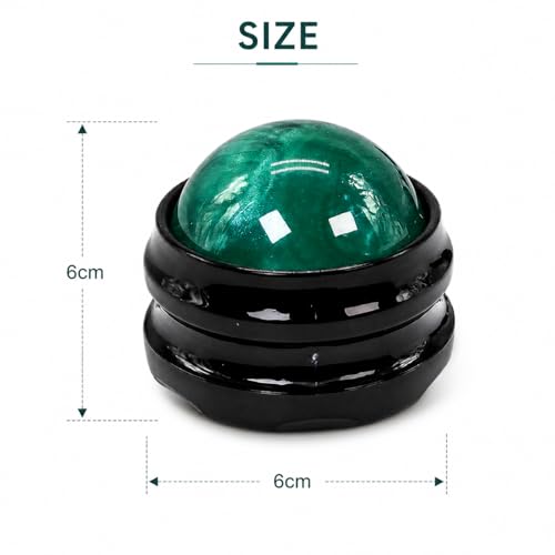 Massage Ball 1pc, Plastic Self-Massage Tool with Trigger Points for Neck Back Shoulders Feet, Portable Deep Tissue Massager for Gym Yoga Home