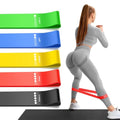 Resistance Bands for Working Out, 5 Levels Exercise Bands Set - color: Colorful