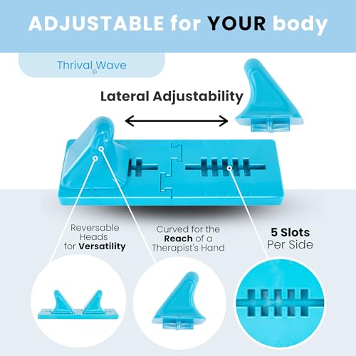 Thrival Wave, Adjustable Psoas Muscle Release Tool, Patented, Blue - color: Blue, size: Thrival Wave