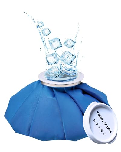 Ice Pack for Injuries Reusable, Ice Bags Reusable Hot Water Bag for Pain Relief, Hot & Cold Therapy Ice Bag, No-Leak Elastic Breathable Ice Cold Pack, Size 11" - size: 11"