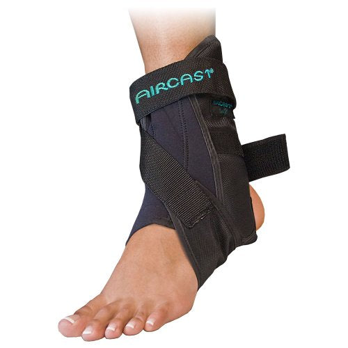 Aircast Airsport Ankle Brace for Chronic Ankle Instability, Sprained Ligaments and Strained Muscles or Tendons | Durable and Comfortable| RIGHT, Large - size: Large (Pack of 1), style: Right Foot