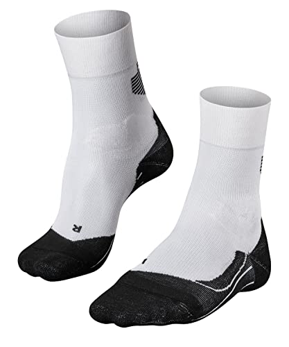 FALKE Women's RU Compression Running Socks, 1 Pair - color: White (White 2003), size: 9.5-10.5