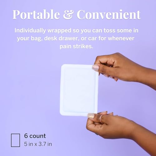 Pixie Period Cramps Menstrual Pain Relief Heat Patches - Lower Abdominal & Back Ache Therapy - Natural Alternative to Lidocaine ICY Hot - Up to 8 Hours - 3 Count Discreet Disposable Heat Pads - size: 3 Count