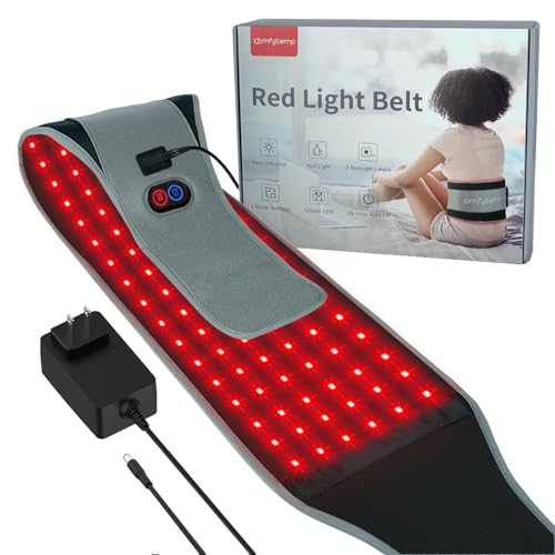Comfytemp Red Light Belt with 126 LEDs, 660nm & 850nm, 22W(Corded) - color: Gray