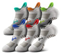 BULLIANT Men Cushioned Compression Nylon Ankle Running Socks No Show 6Pack - color: 6pairs-creamy White8626, size: 10-12