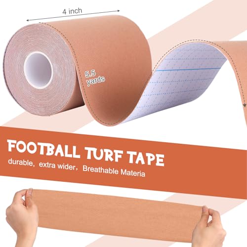 Jenaai 2 Roll Football Turf Tape 33ft Sport Turf Tape, Skin Color - color: Skin Color