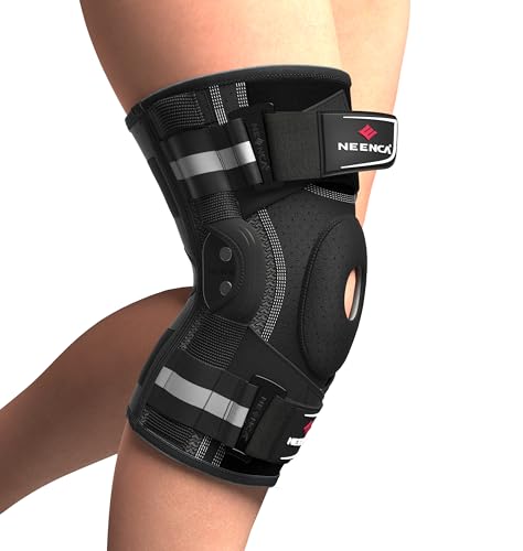 NEENCA Professional Knee Brace, Hinged Knee Support for Women & Men Relief - size: Medium