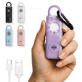 Rechargeable Personal Alarm Keychain for Women, 130dB Siren, Lavender - color: D - Lavender