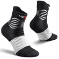NEENCA Professional Compression Socks for Women Men Circulation, 20-30 mmHg - color: Black White, size: XX-Large