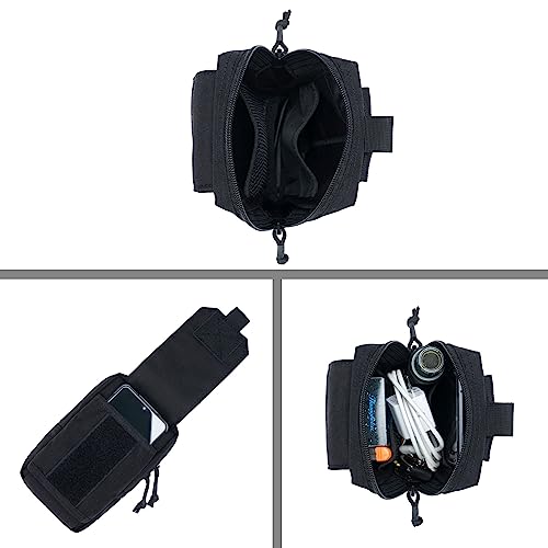 EXCELLENT ELITE SPANKER Tactical EDC Pouch Molle Utility Pouch Phone Pouch - color: Black